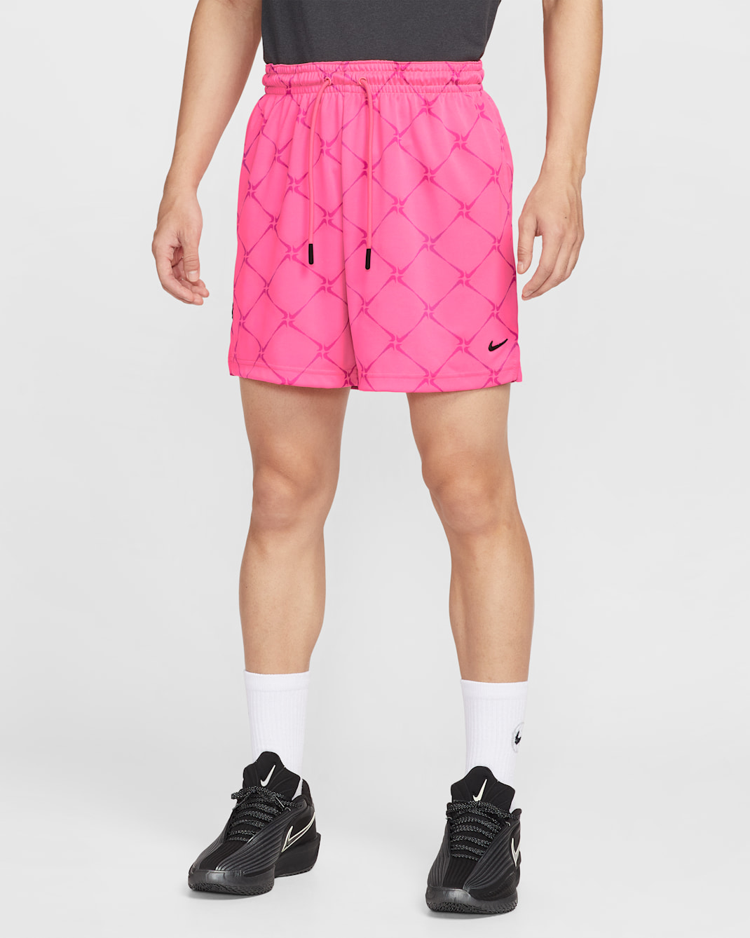 Nike Men's Dri-FIT 15cm (approx.) Basketball Shorts - Hyper Pink/Vivid Purple/Black