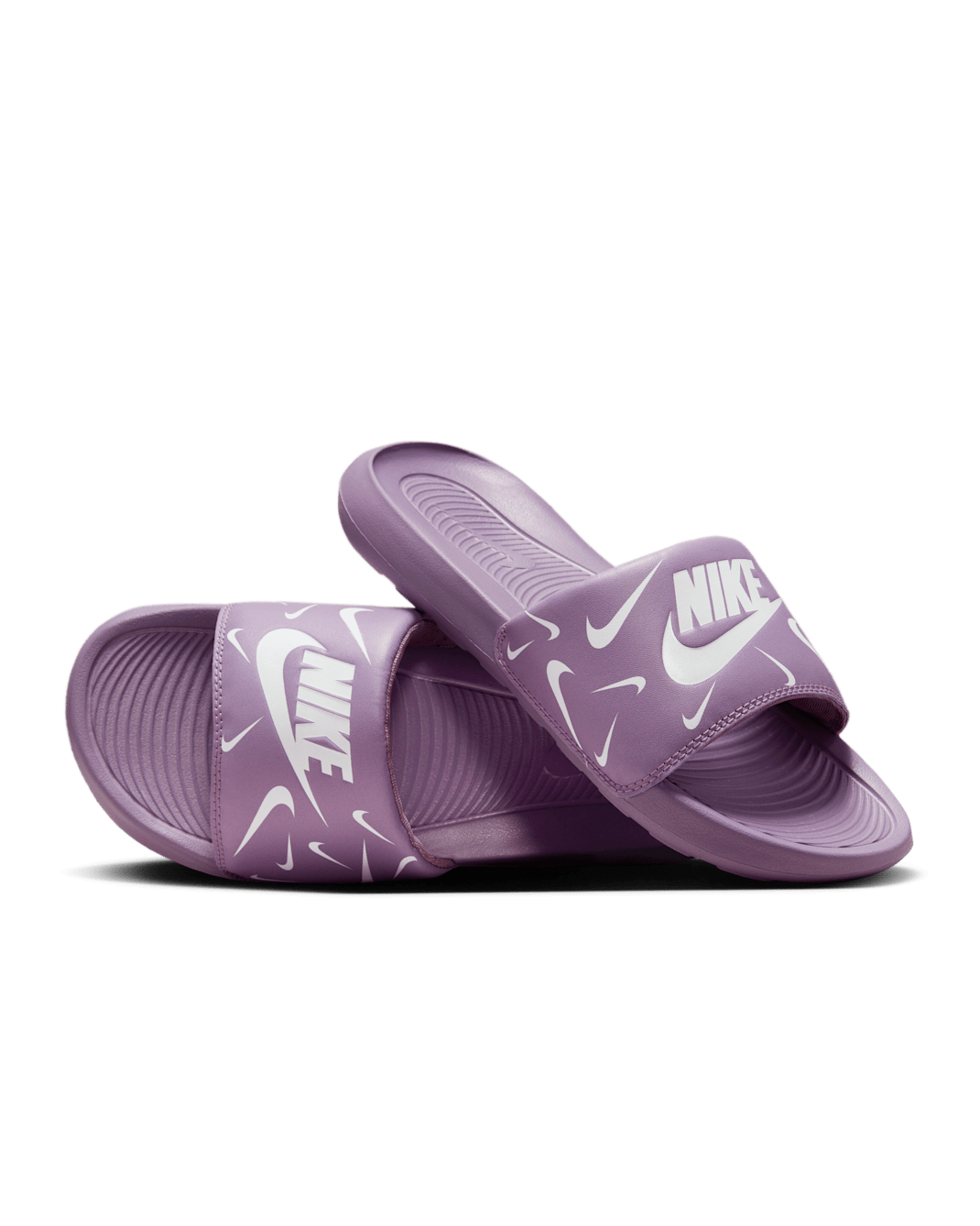 Nike Victori One Women's Print Slides - Violet Dust/Photon Dust