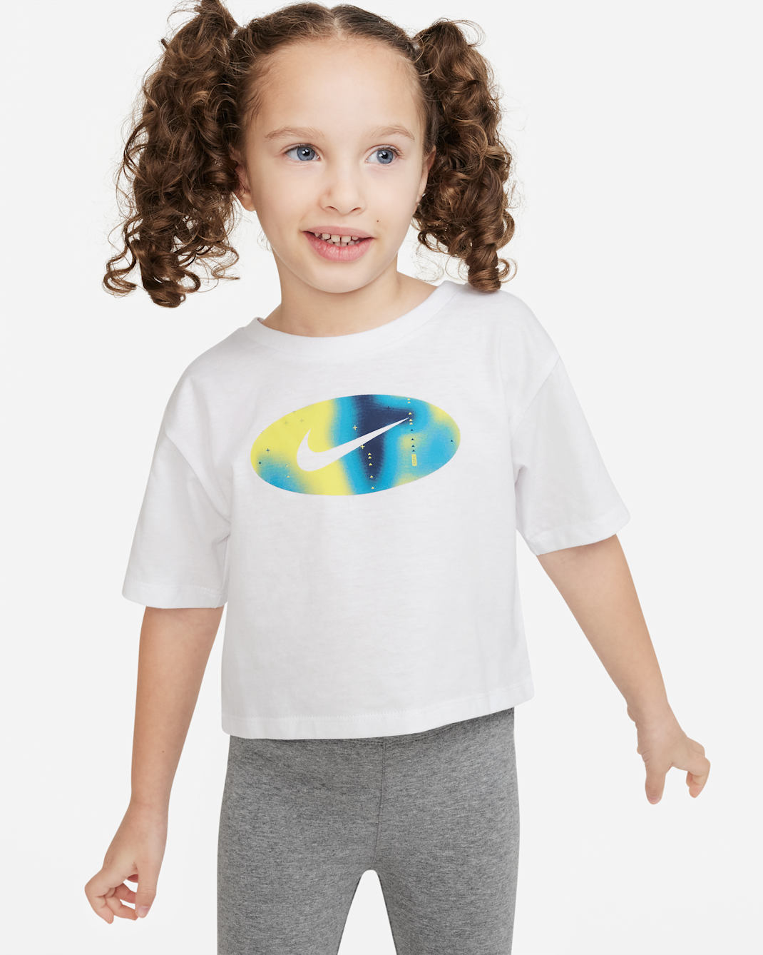 Nike Kids Create Graphic Boxy Tee Toddler T-Shirt - White