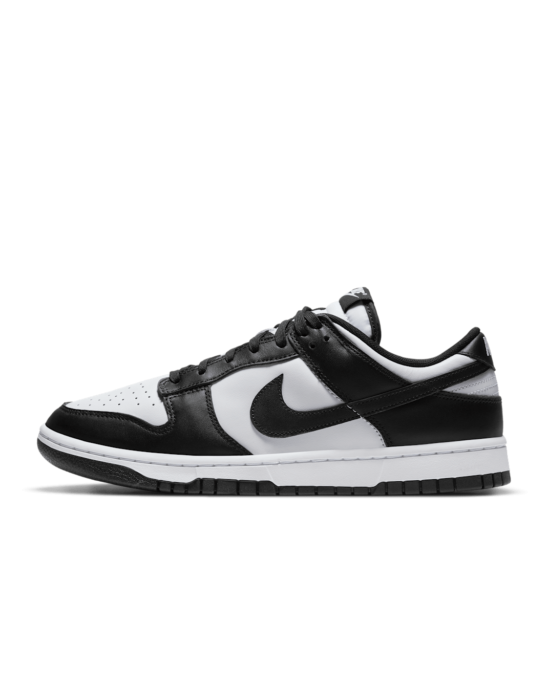 Nike Dunk Low Retro Men's Shoes - White/White/Black
