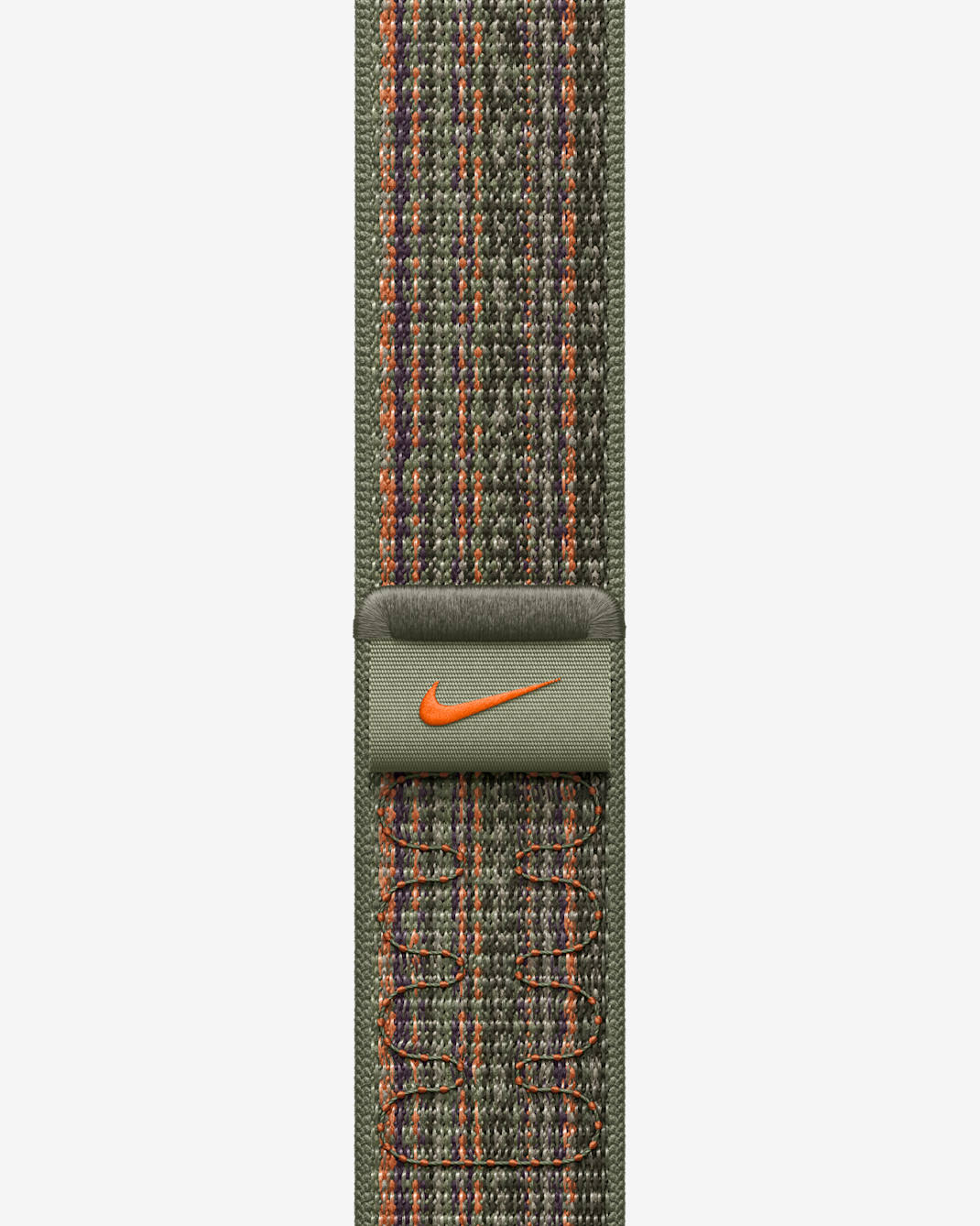 41mm Sequoia/Orange Nike Sport Loop - Sequoia/Orange