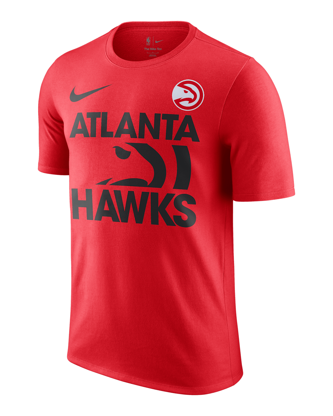 Playera Nike de la NBA para hombre Atlanta Hawks Courtside - Rojo universitario