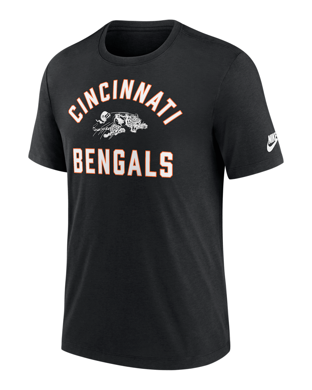 Cincinnati Bengals Favorable Timeline Men's Nike NFL T-Shirt - Black