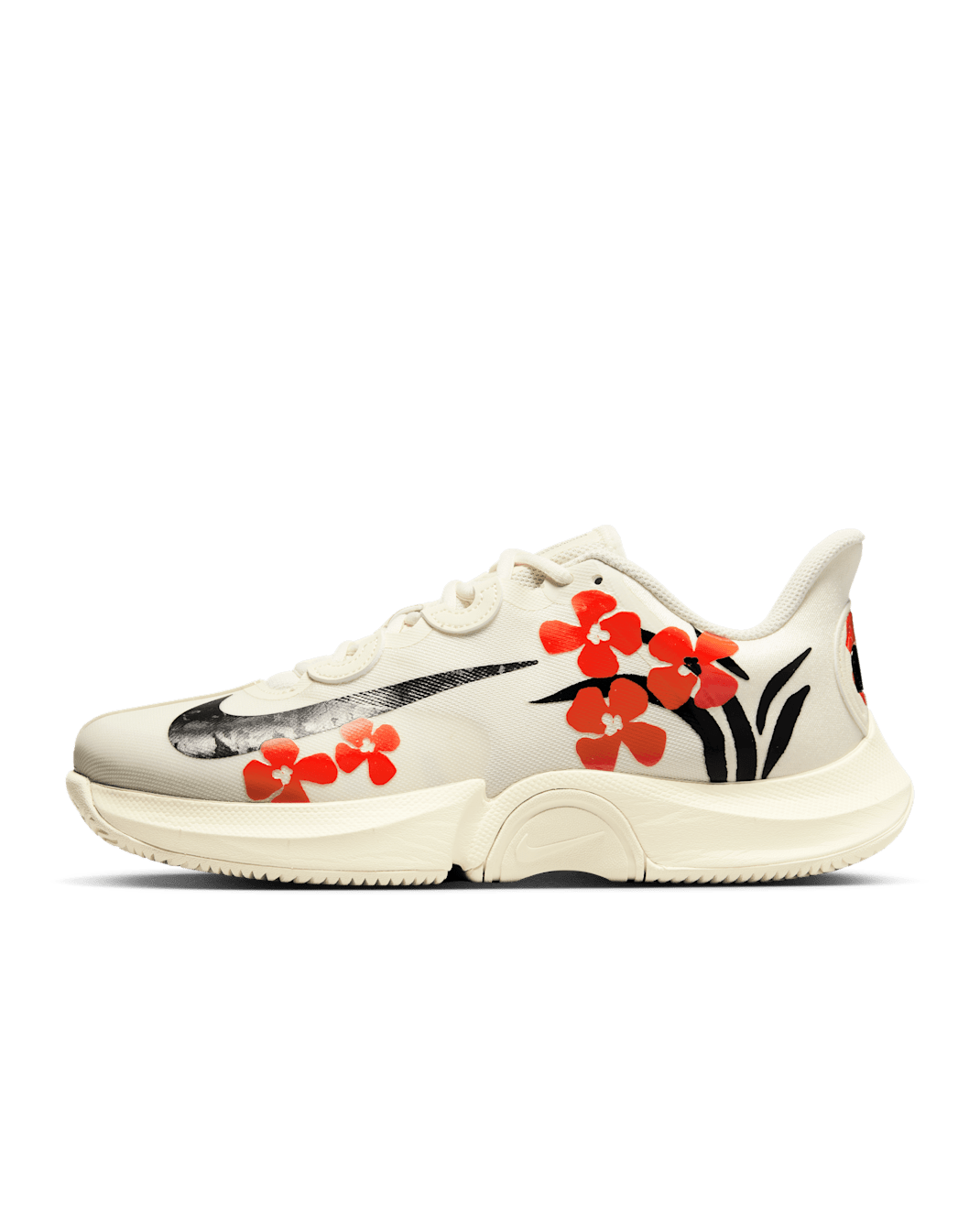 NikeCourt Air Zoom GP Turbo Osaka Women's Hard Court Tennis Shoes - Coconut Milk/Team Orange/Black