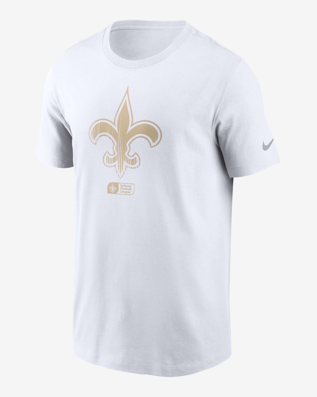 New Orleans Saints Faded Essential Men's Nike NFL T-Shirt - White