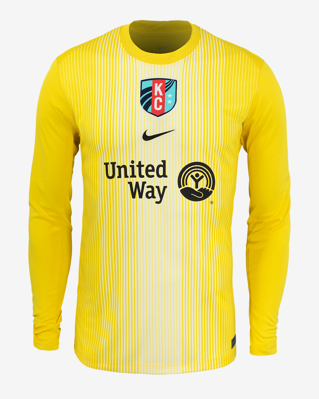 KC Current 2025 Stadium Goalkeeper Men's Nike NWSL Replica Jersey - Coconut Milk/Lightning