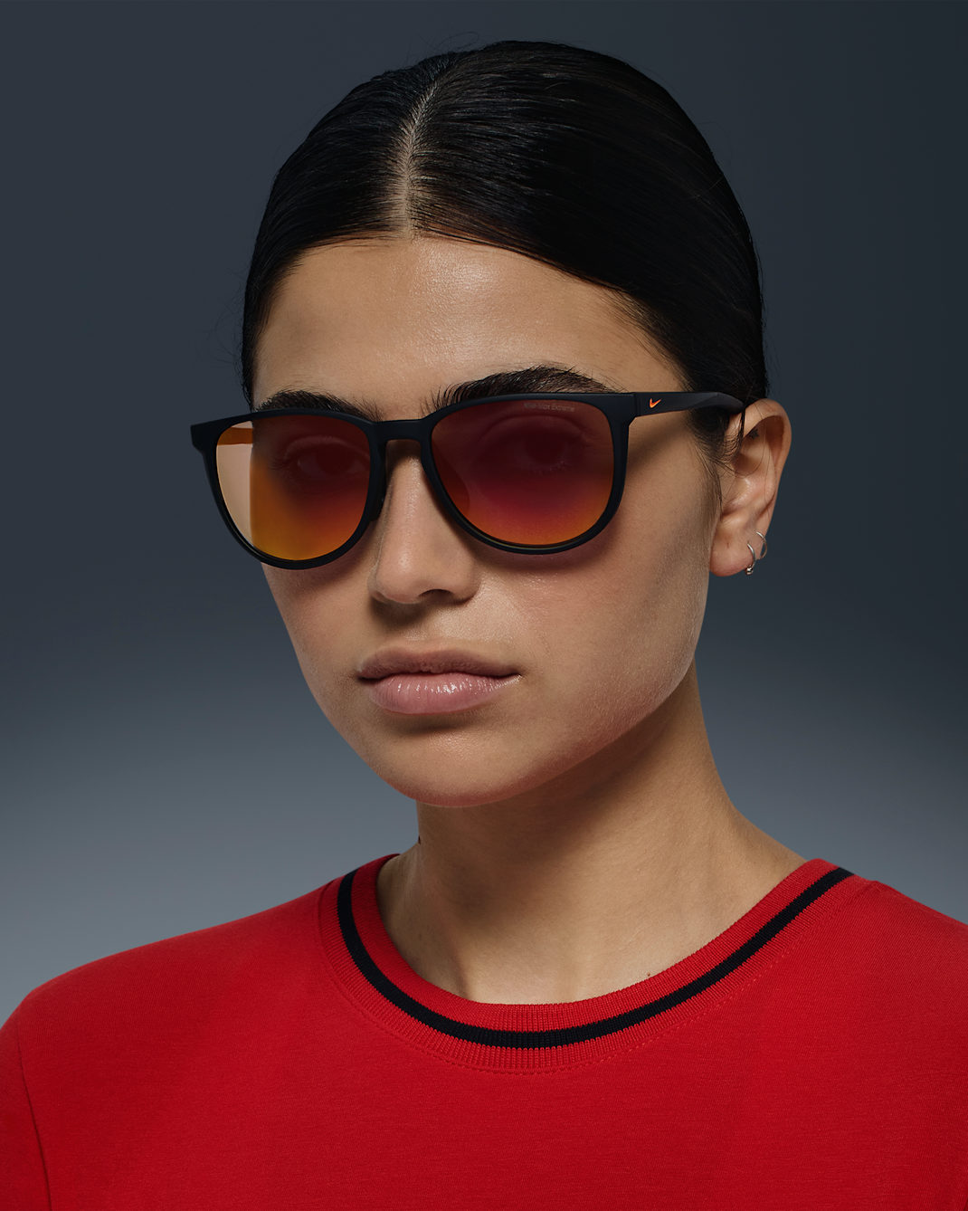 Nike Cool Down Road Tint Sunglasses - Black/Total Orange