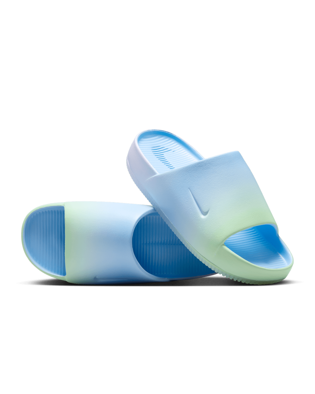 Nike Calm SE Slides (Damen) - Psychic Blue/Lilac Bloom/Vapor Green/Psychic Blue