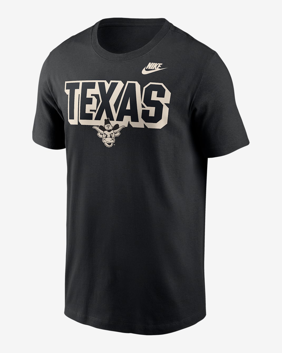 Texas Team Bold Men's Nike College T-Shirt - Black