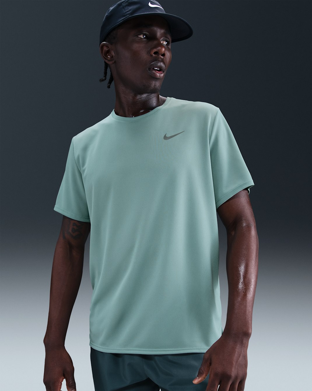 Nike Miler Samarreta de màniga curta Dri-FIT UV de running - Home - Cannon