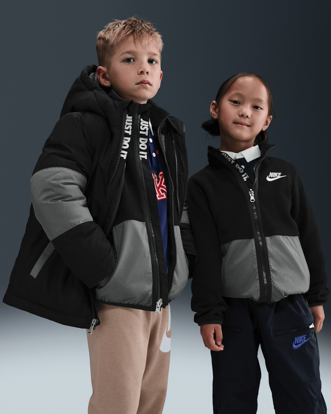 Nike Little Kids' 3-In-1 System Jacket - Black