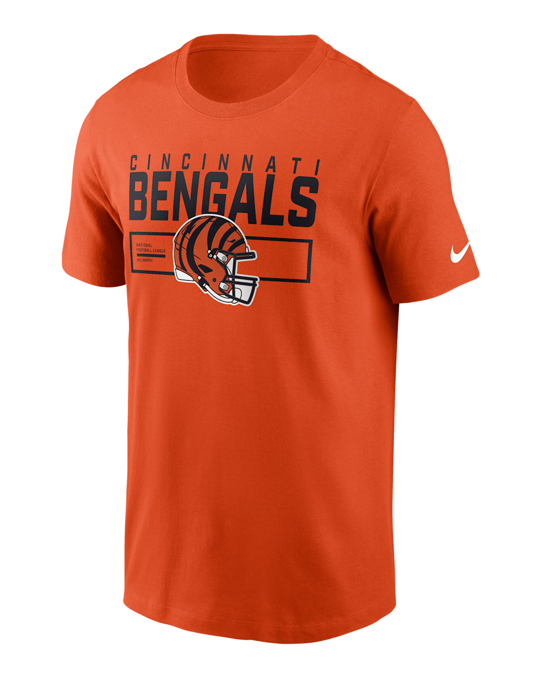 Cincinnati Bengals Helmet Essential Men's Nike NFL T-Shirt - Orange