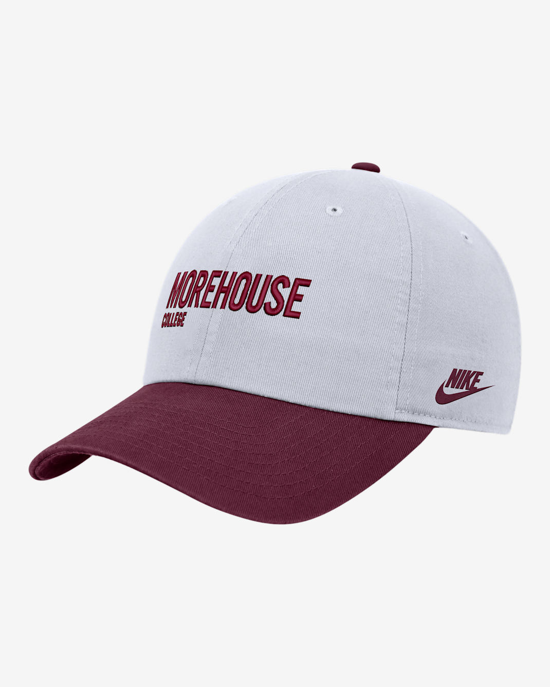 Morehouse Nike College Adjustable Cap - White