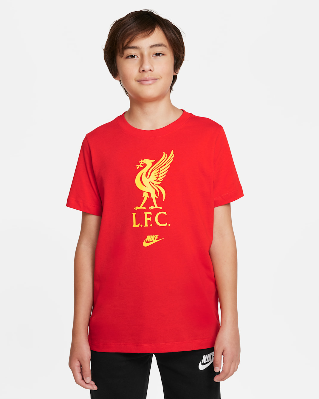 Liverpool FC 大童 T 恤 - Rush Red/Chrome Yellow