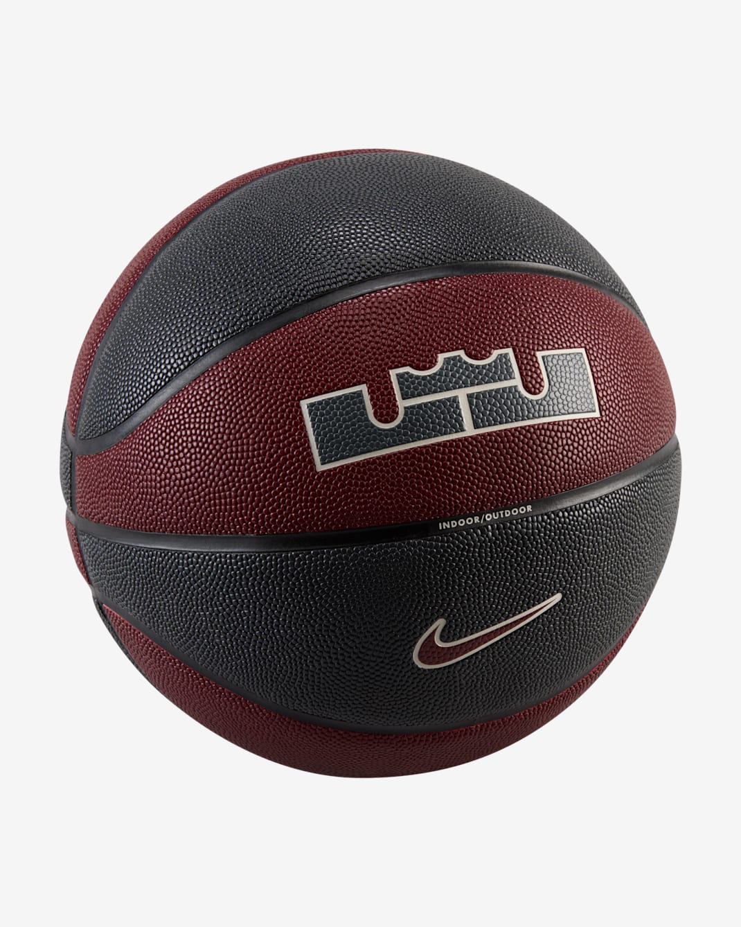 LeBron All-Court 8P Basketball (nicht aufgeblasen) - Anthracite/Schwarz/Sail/Dark Team Red