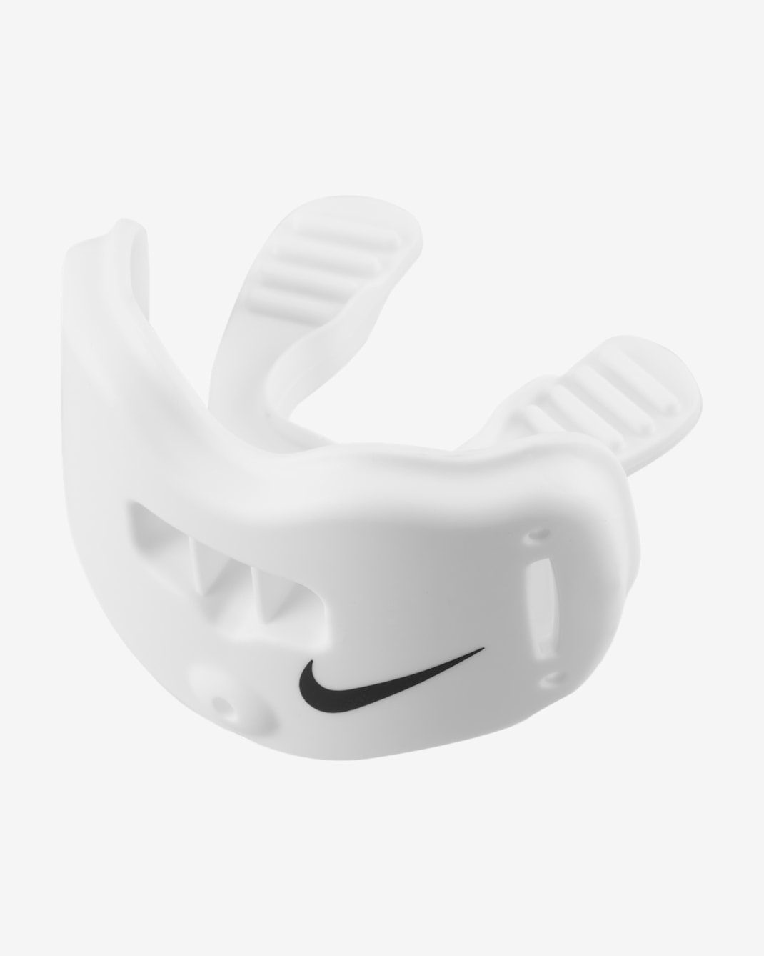 Protector bucal para fútbol con protección para los labios Nike Alpha 2.0 - Blanco