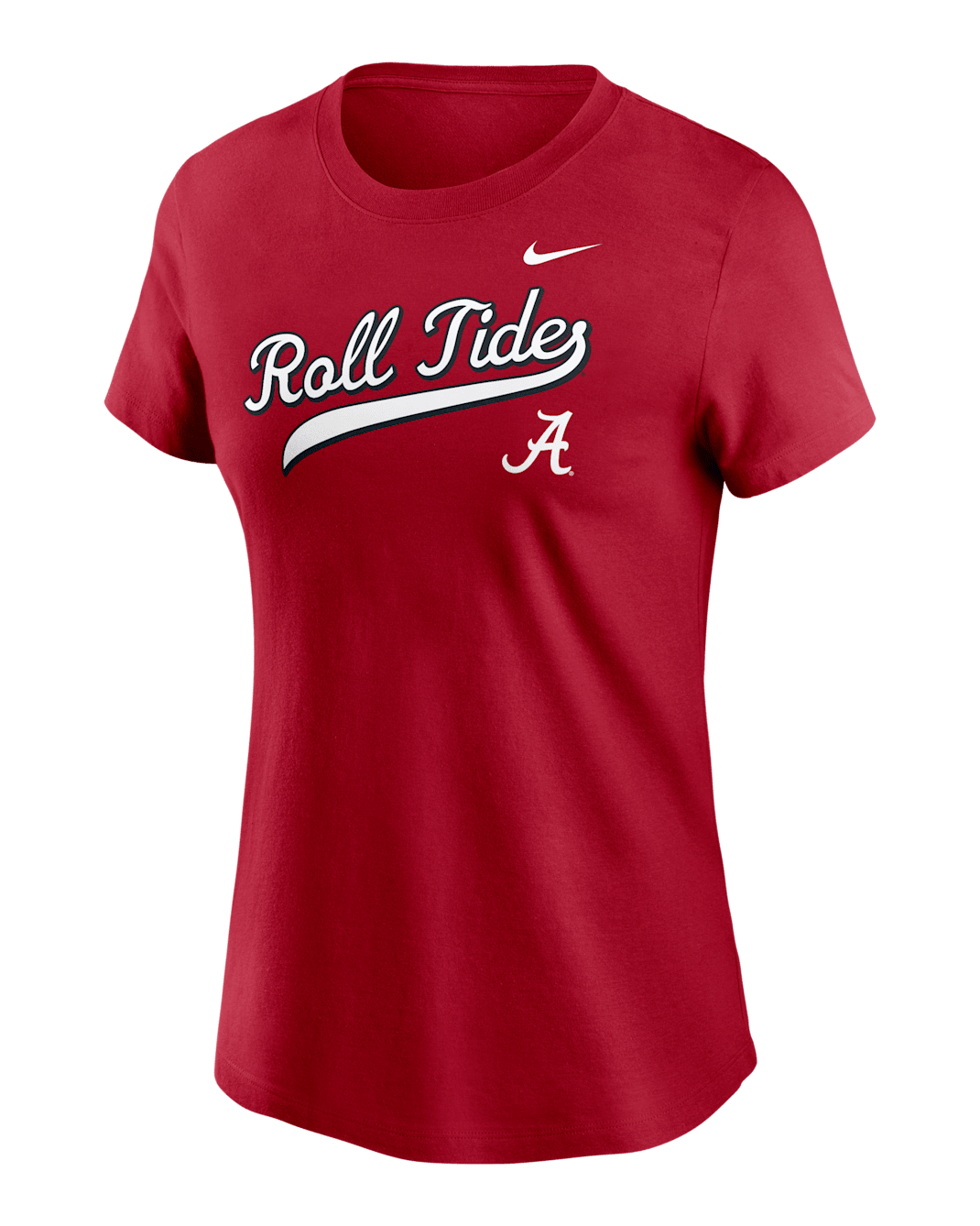 Alabama Athletic Prep Arch Local Script Women's Nike College T-Shirt - Crimson