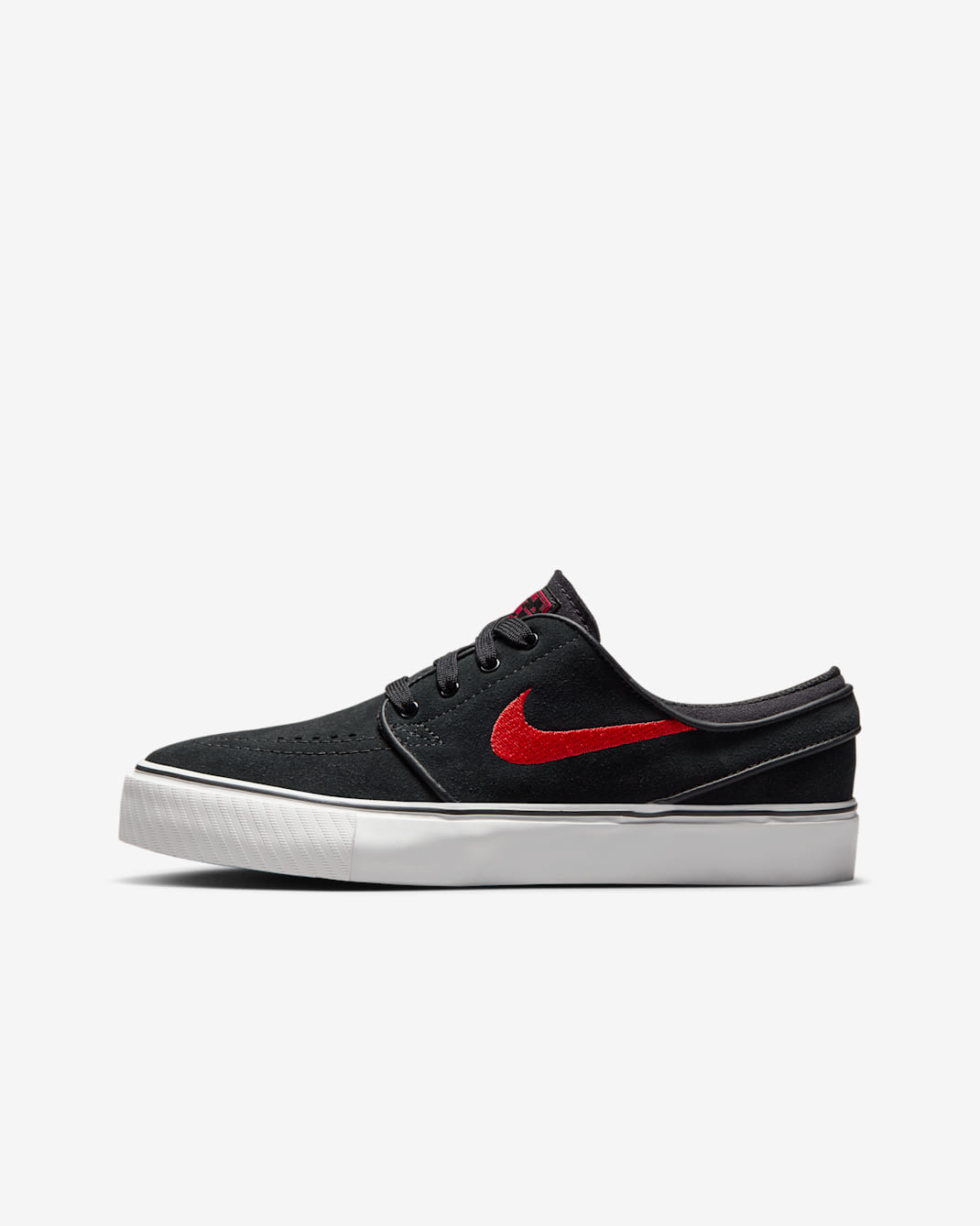 Nike SB Stefan Janoski 大童滑板鞋 - 黑色/黑色/Summit White/University Red