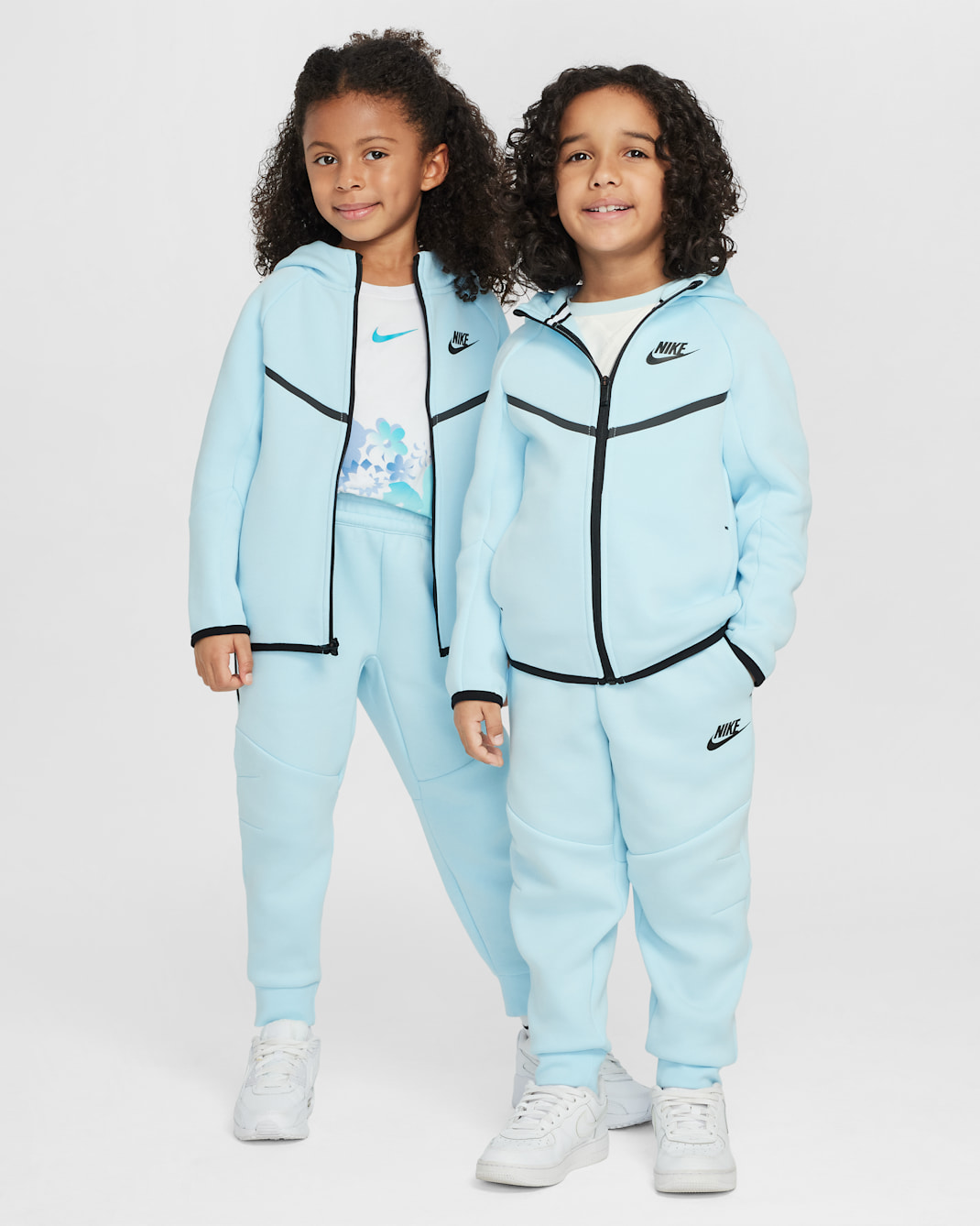 Nike Sportswear Little Kids' Tech Fleece 2-Piece Full-Zip Set - Glacier Blue