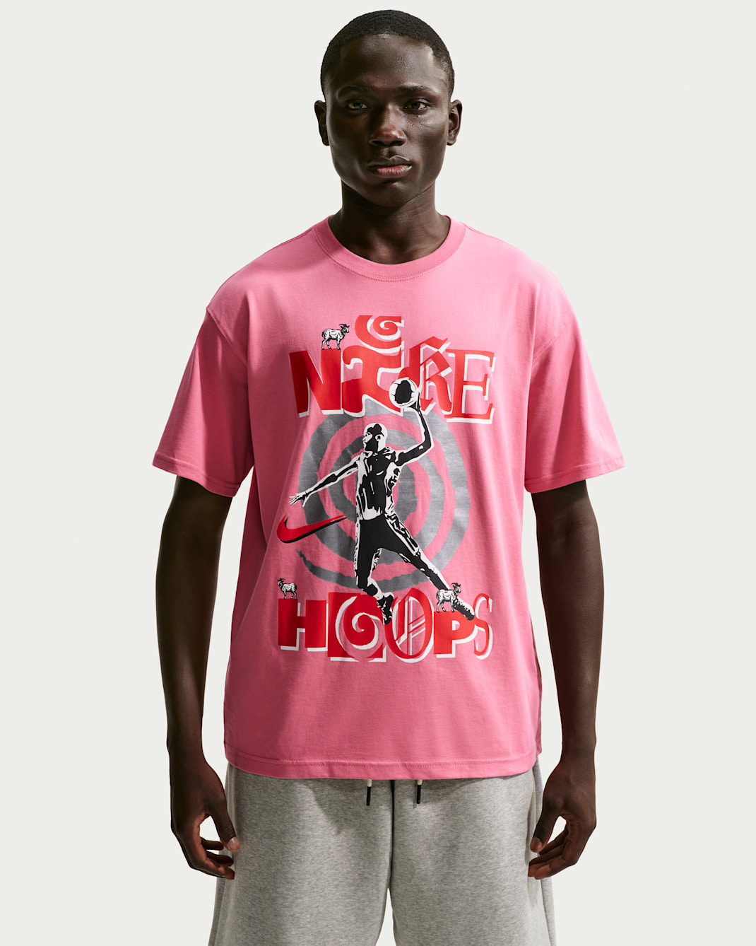 T-shirt da basket Nike – Uomo - Peony