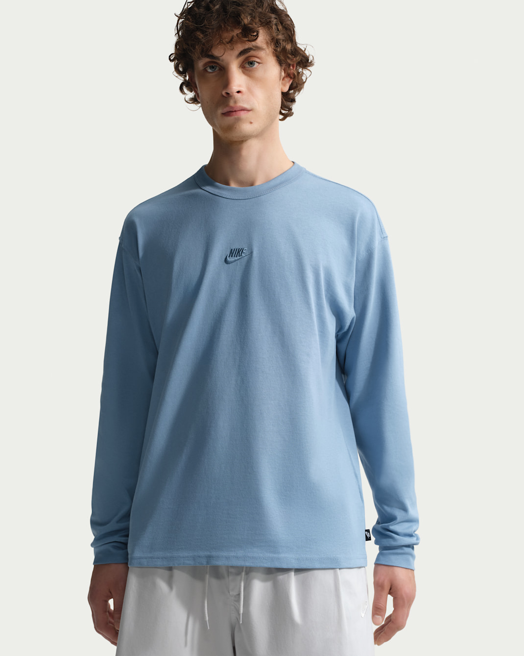 Nike Sportswear Premium Essentials Men's Long-Sleeve T-Shirt - Work Blue