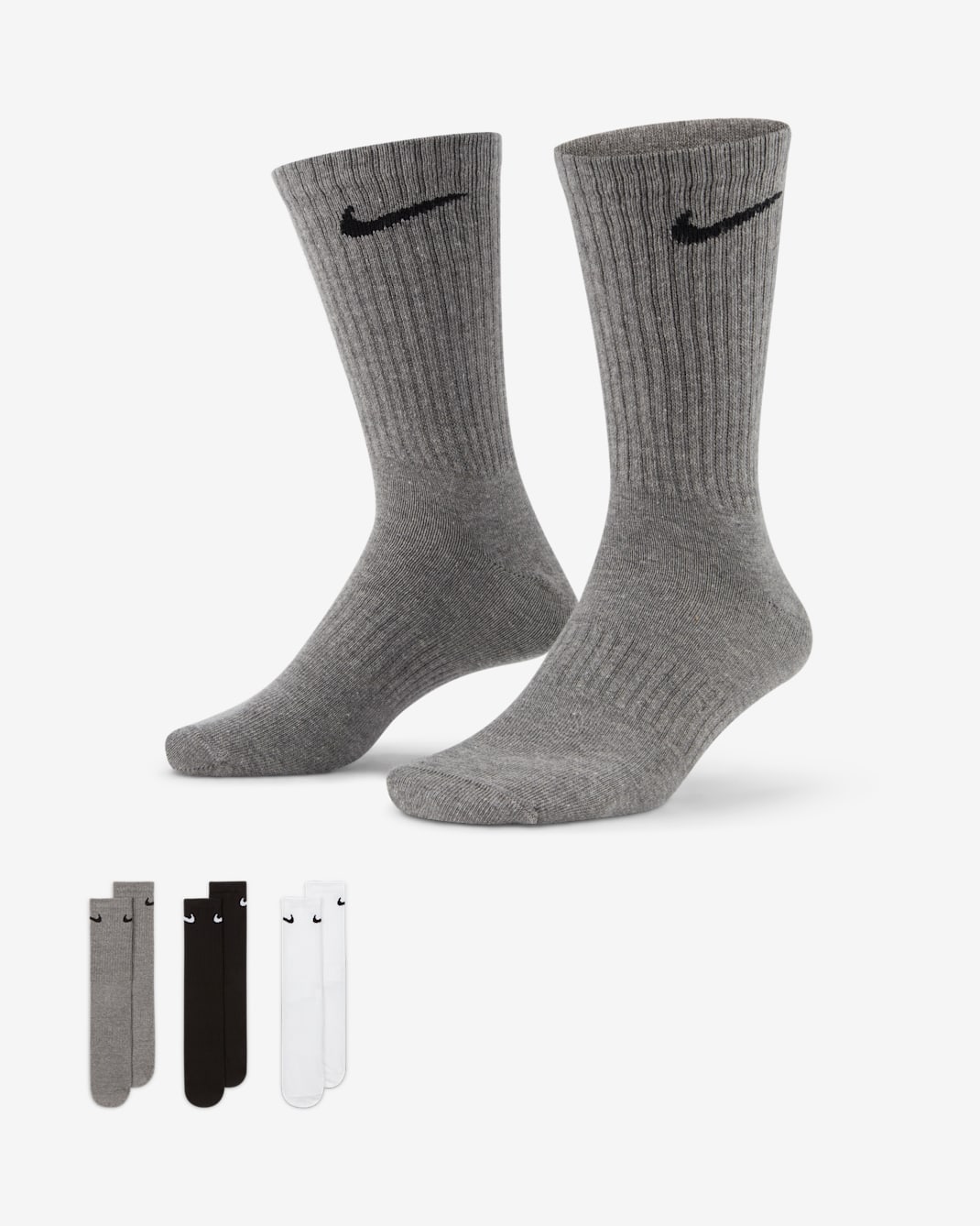 Nike Everyday Lightweight Crew trainingssokken (3 paar) - Meerkleurig