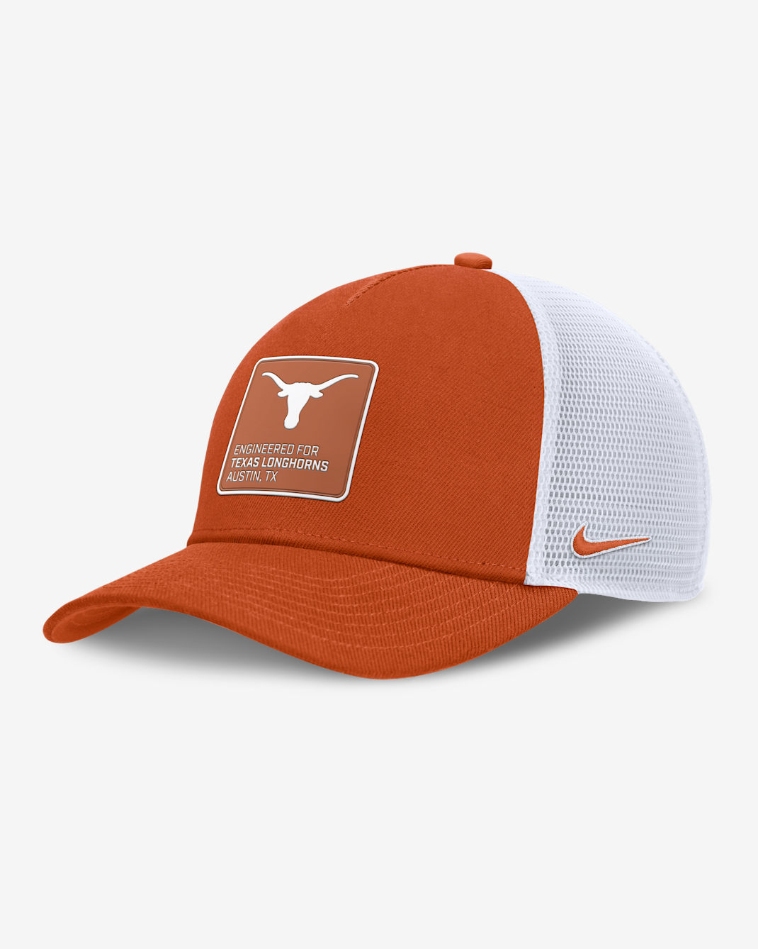 Texas On-Field Rise Engineered Men's Nike College Trucker Adjustable Hat - Burnt Orange