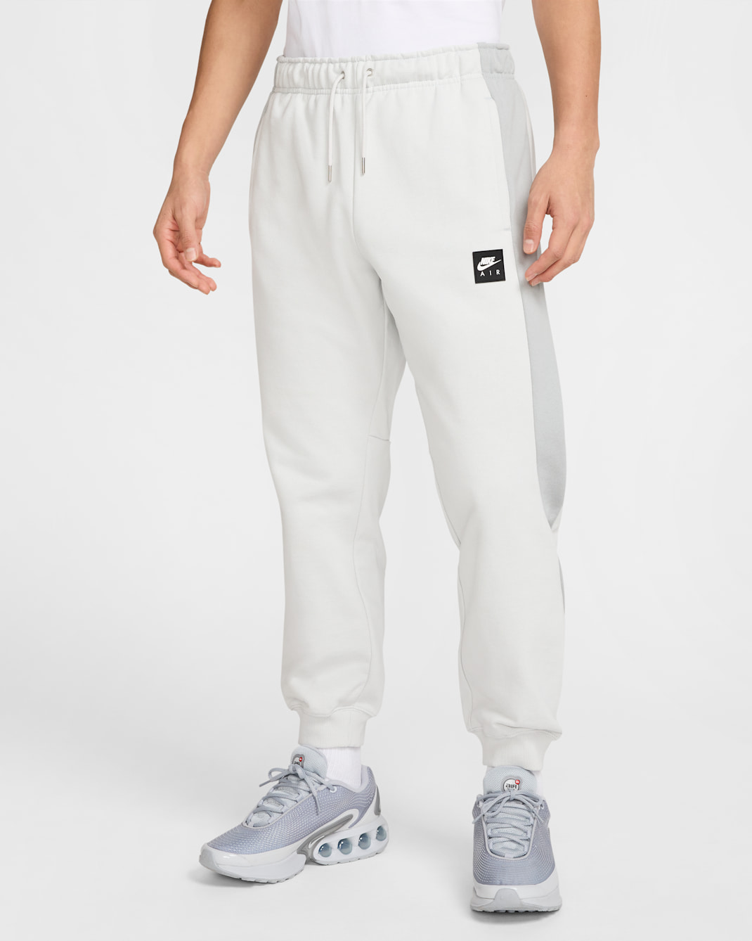 Nike Air Men's Fleece Joggers - Photon Dust/Light Smoke Grey/Black