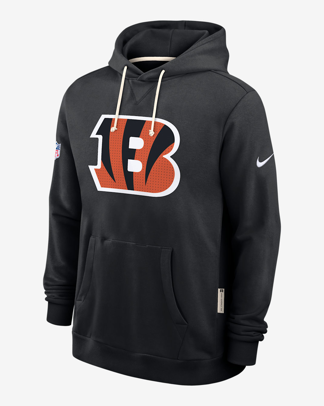 Cincinnati Bengals Initial Home Sideline Men's Nike Dri-FIT NFL Pullover Hoodie - Black