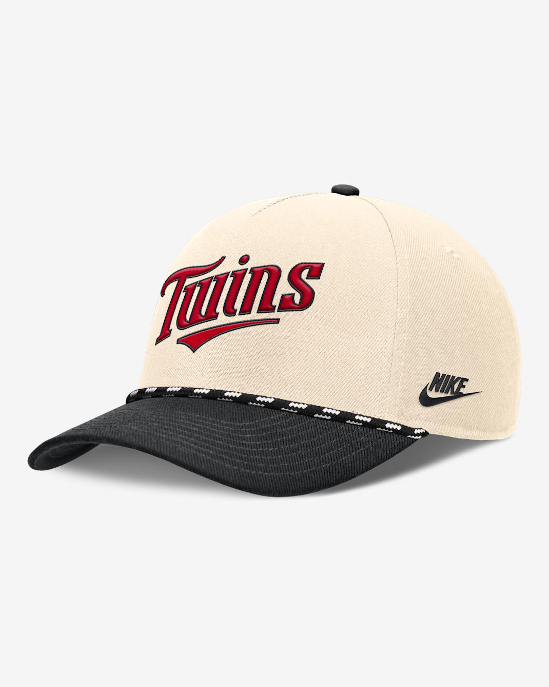 Gorra Nike de la MLB ajustable para hombre Minnesota Twins Rise - Natural