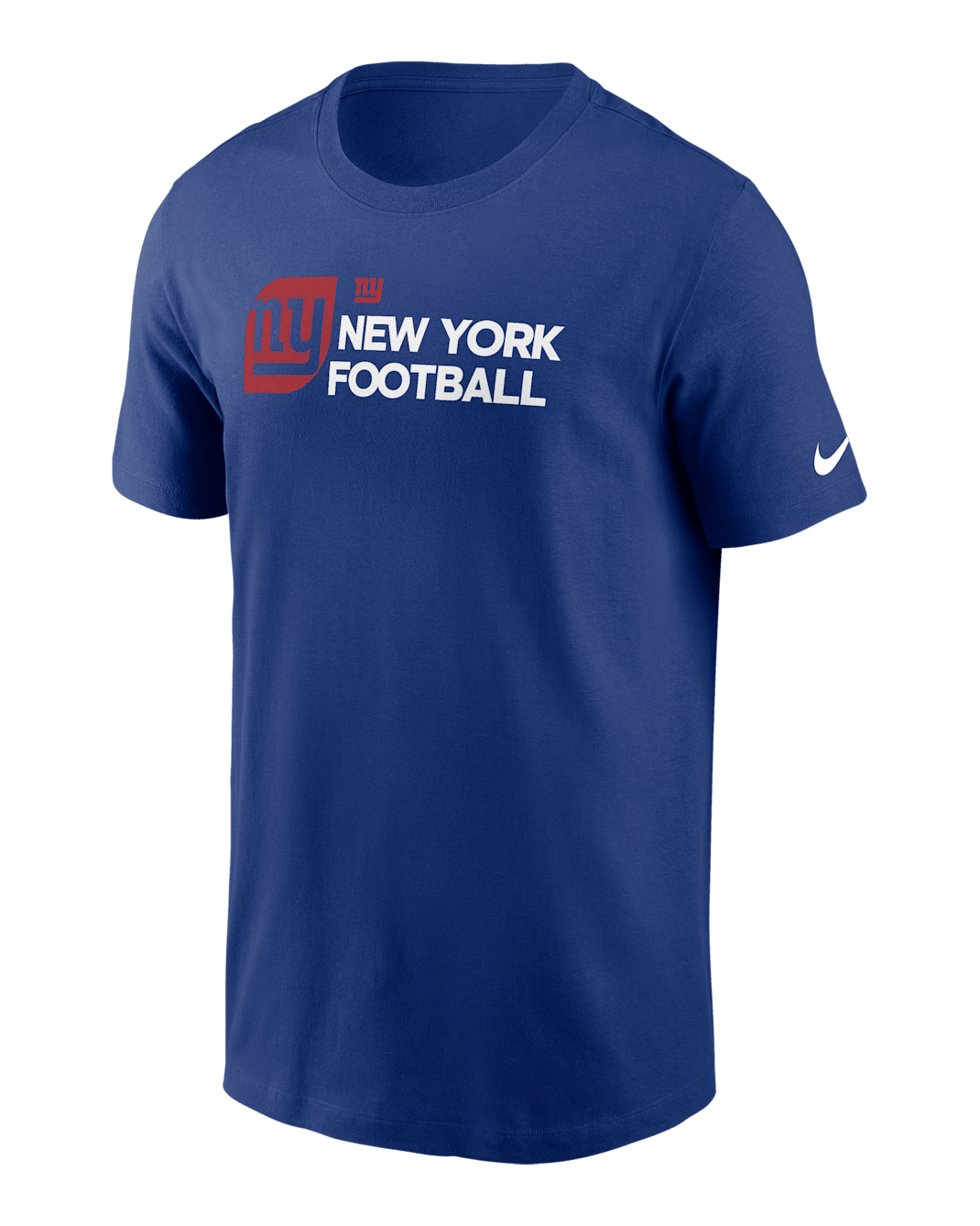 New York Giants Team Outline Essential T-Shirt Men's Nike NFL T-Shirt - Royal