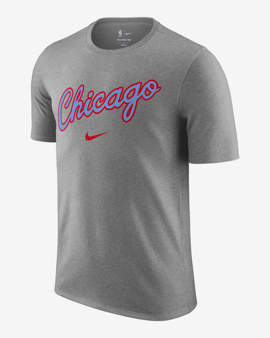 Chicago Bulls Essential City Edition Men's Nike NBA T-Shirt - Dark Grey Heather