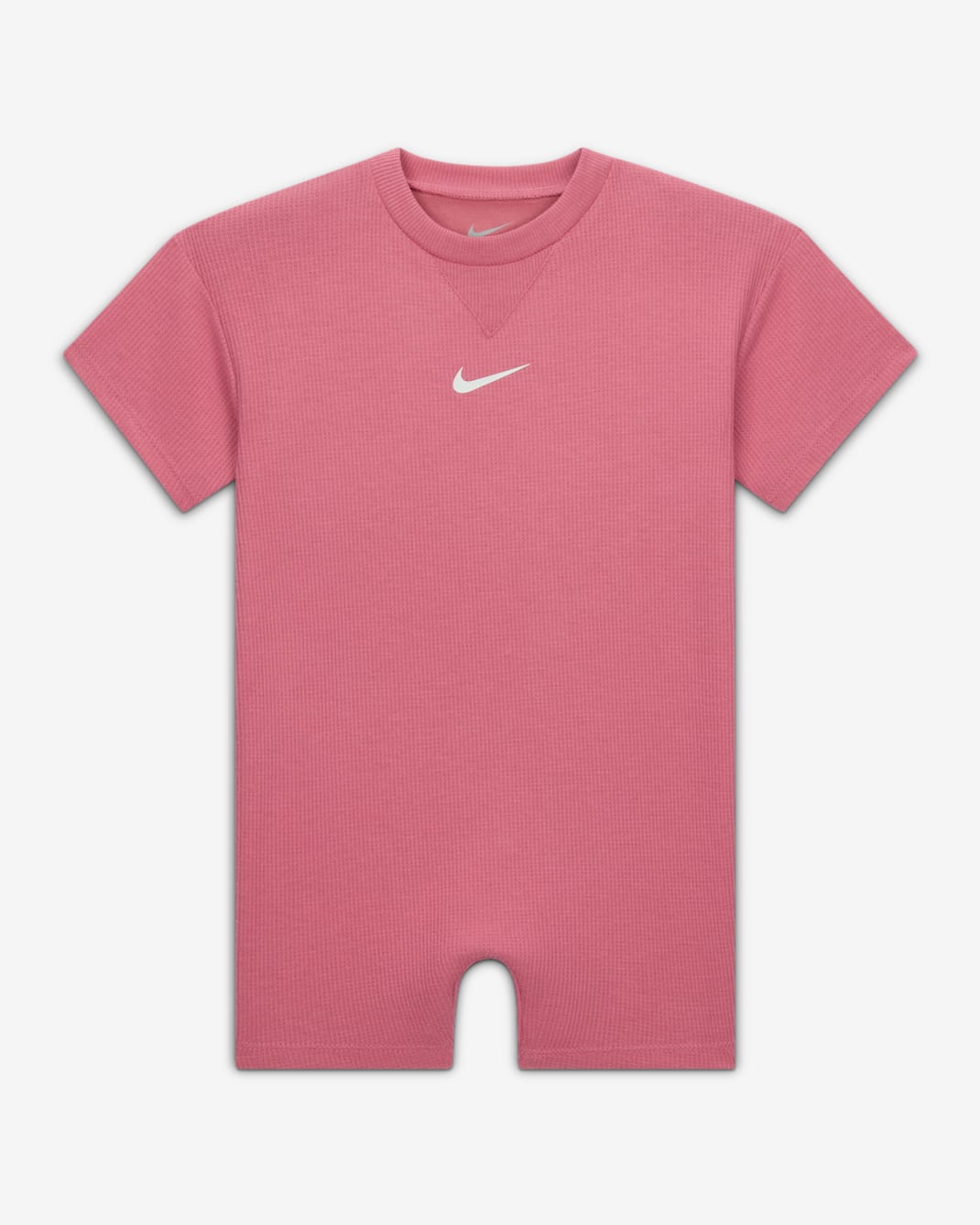 Enterito con diseño tipo waffle para bebé (de 12 a 24 meses) Nike - Rosa