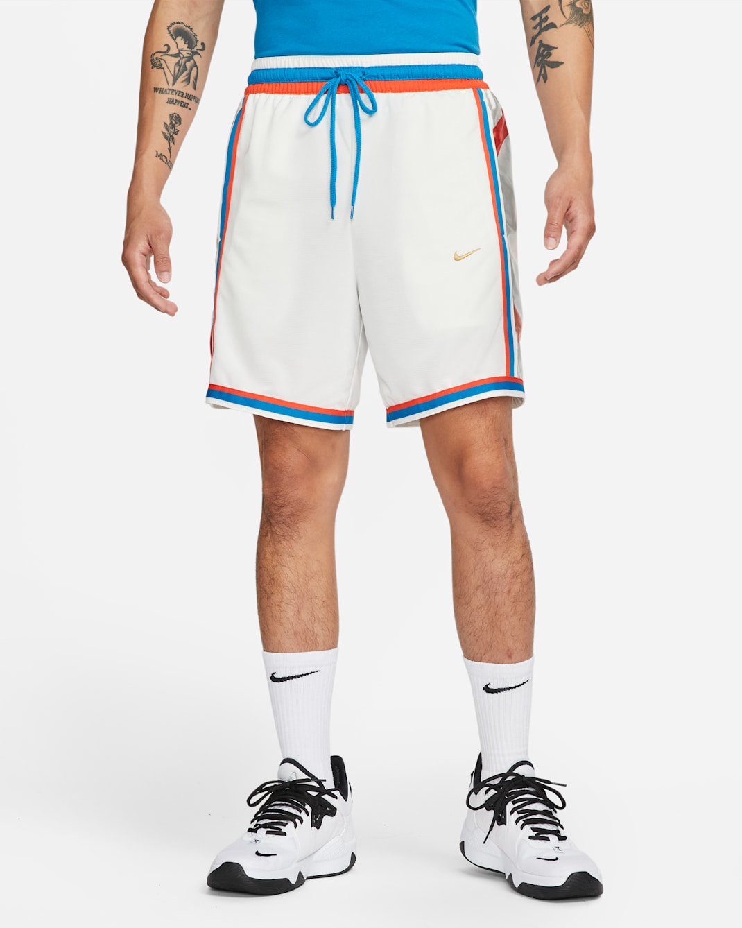 Nike Dri-FIT DNA+ Men's Basketball Shorts - Sail/Sail/Flat Gold