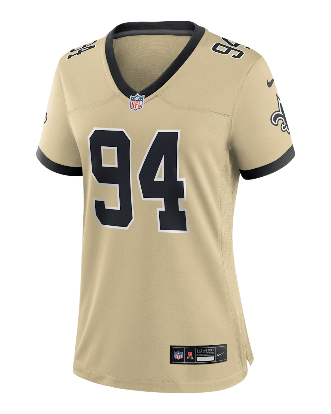 Cameron Jordan New Orleans Saints Women’s Nike NFL Game Jersey - Gold