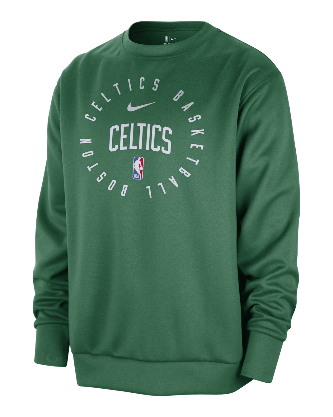 Boston Celtics Spotlight Men's Nike Dri-FIT NBA Crew-Neck Sweatshirt - Clover/White