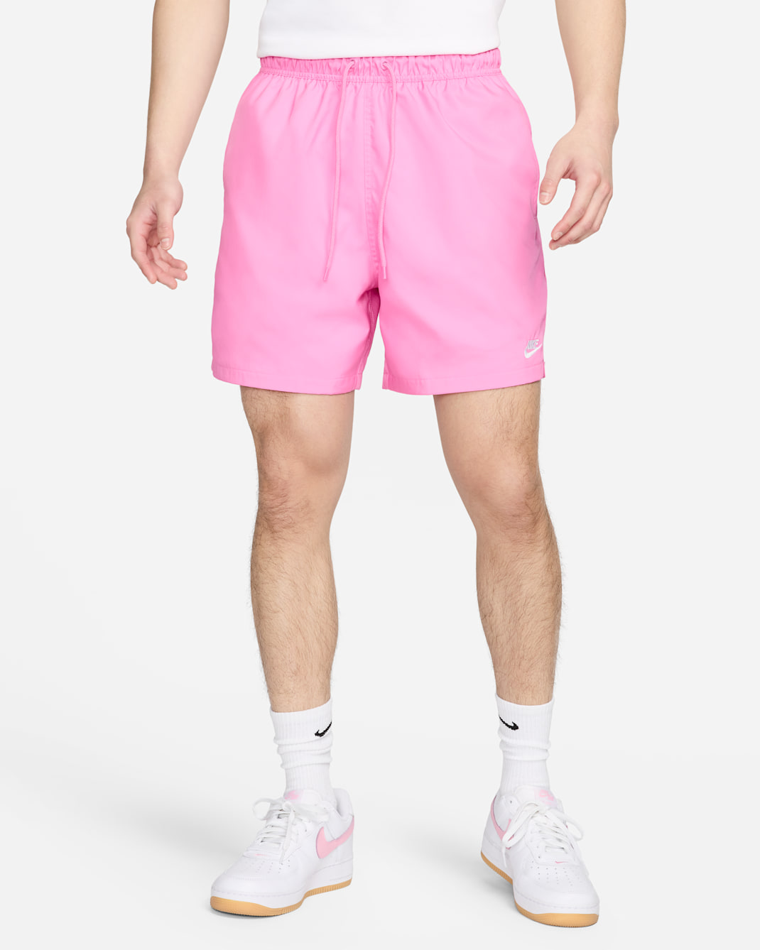 Nike Club Men's Woven Flow Shorts - Playful Pink/White