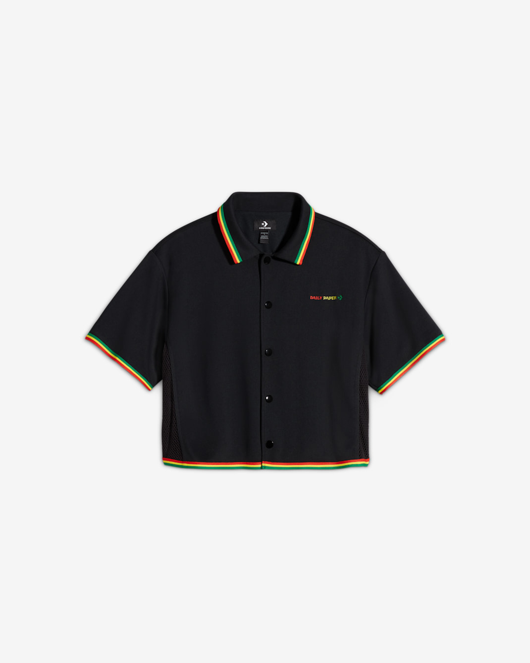 Converse x Daily Paper Cropped Shirt - Black
