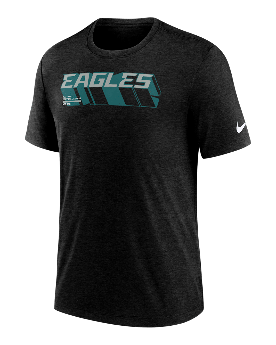 Philadelphia Eagles Long Pass Men's Nike NFL T-Shirt - Black