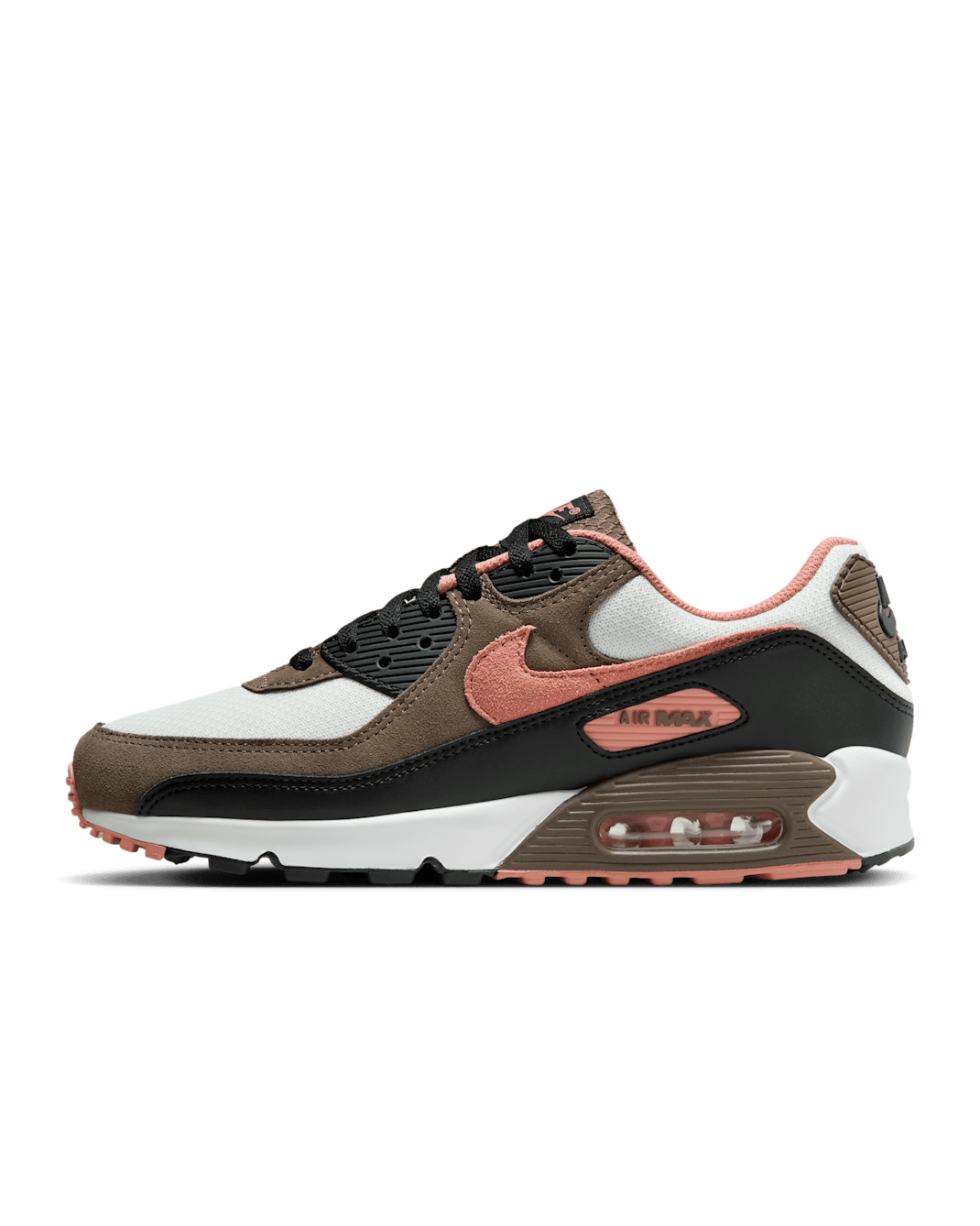 Nike Air Max 90 Men's Shoes - Summit White/Ironstone/Black/Red Stardust