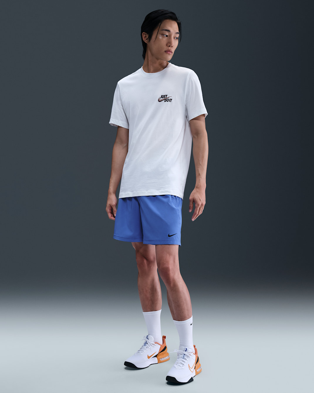 Nike Dri-FIT Form Men's 7" Unlined Versatile Shorts - Comet Blue/Black