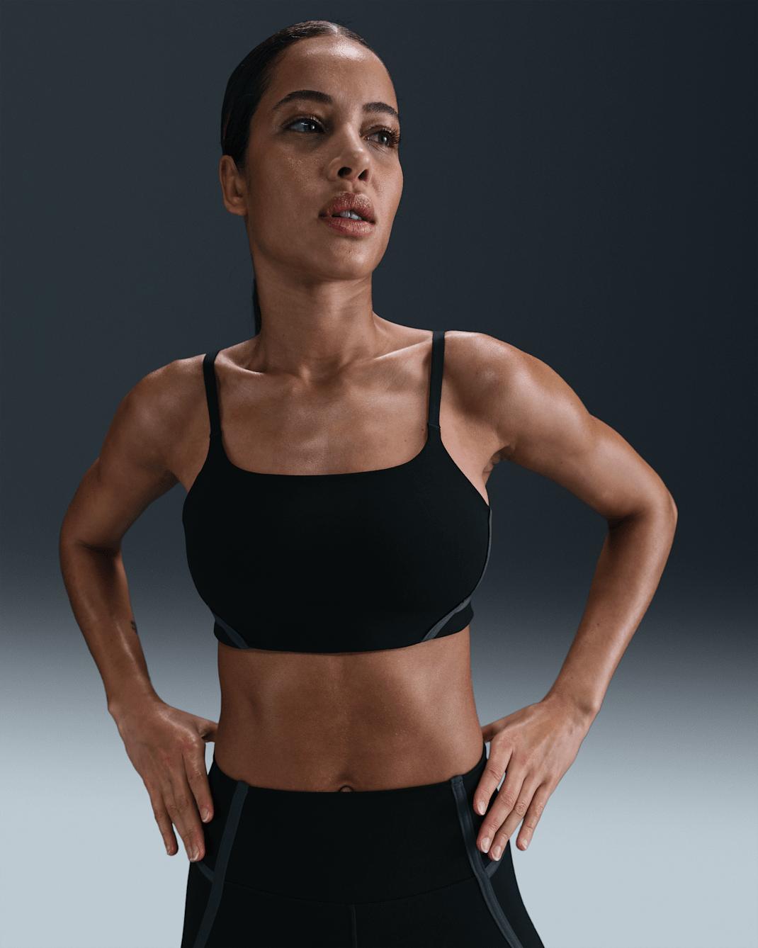 Nike One Convertible Women's Light-Support Lightly Lined Sports Bra - Black/Black/Armoury Navy/Black