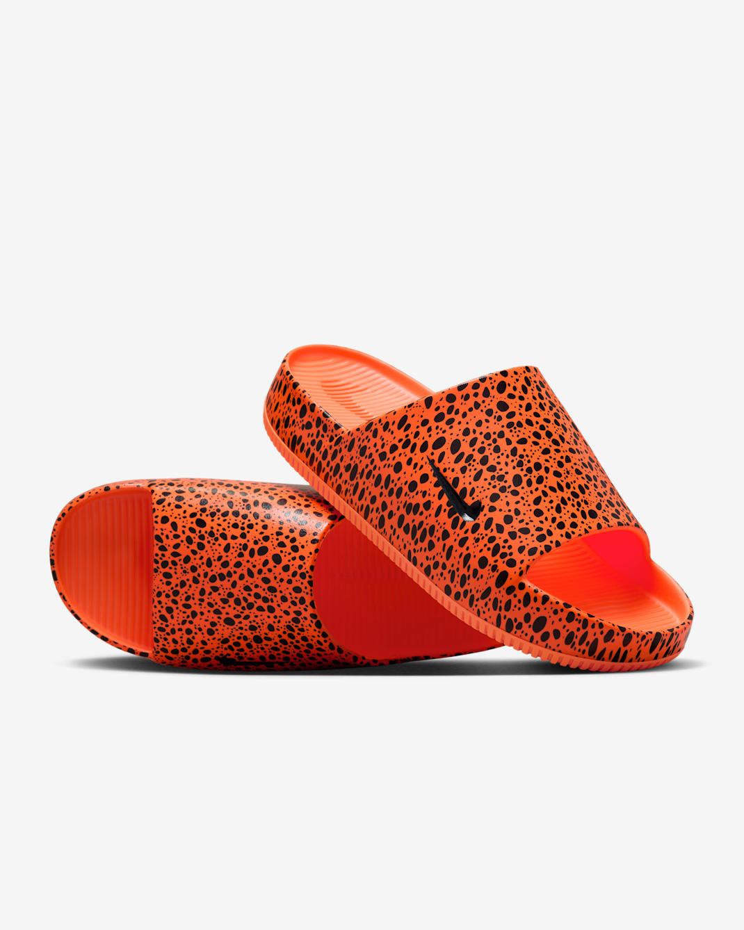 Nike Calm Electric Men's Slides - Total Orange/Total Orange/Dark Obsidian