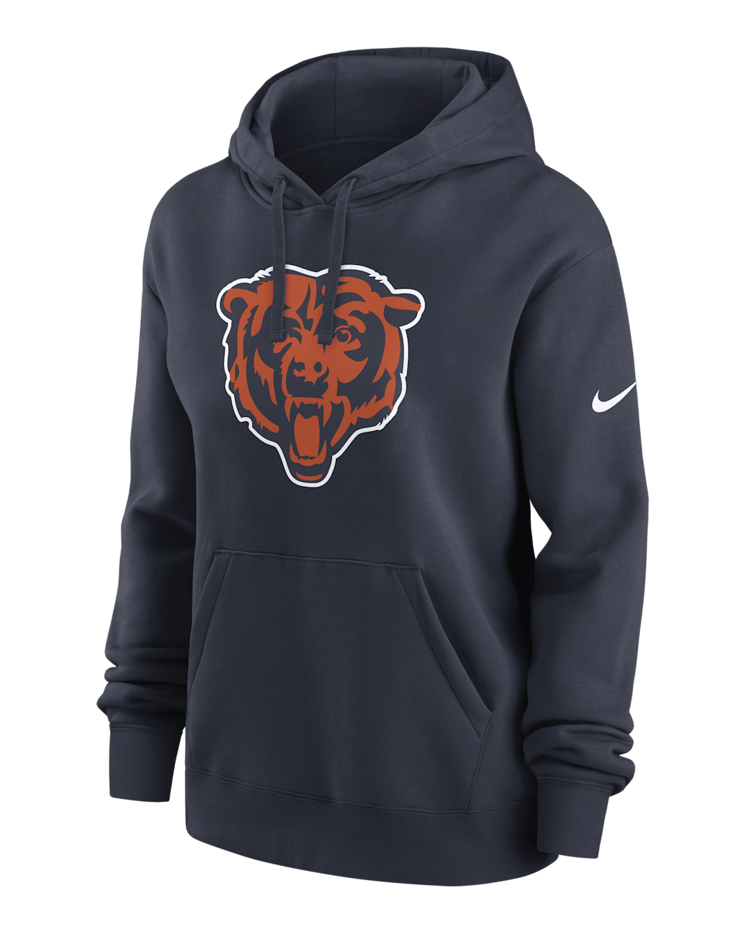 Chicago Bears Club Women's Nike NFL Pullover Hoodie - Navy