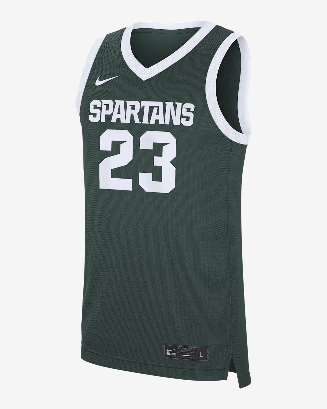 Michigan State Replica Men's Nike College Basketball Jersey - Green