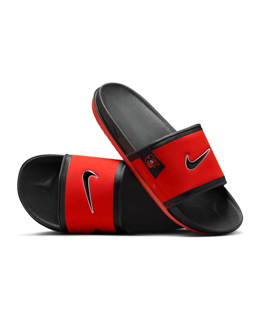 Nike Offcourt (Baltimore Orioles) Offcourt Slides - Team Orange/Dark Smoke Grey/Black