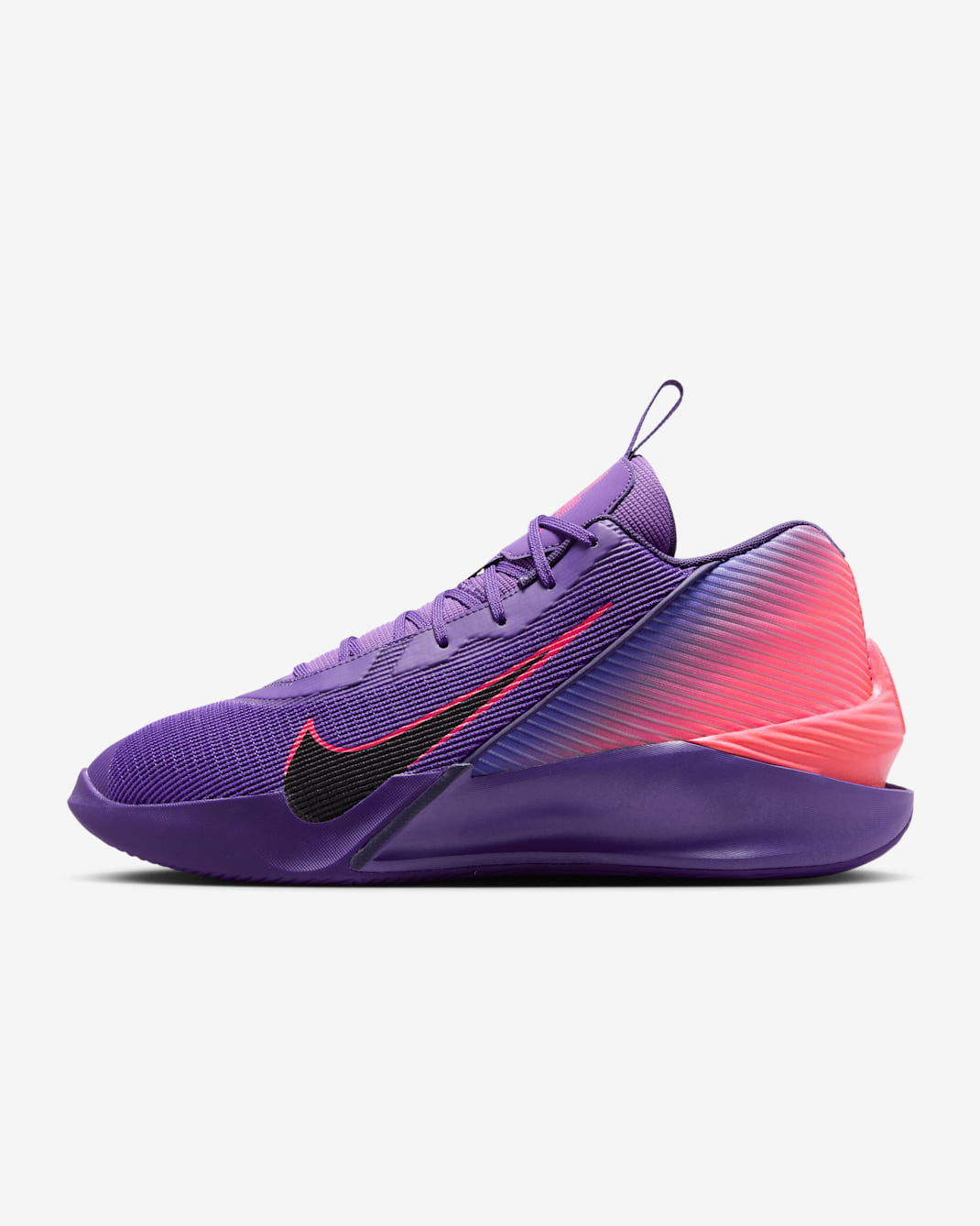 Nike G.T. Jump Academy EP Basketball Shoes - Wild Grape/Bright Crimson/Ink/Black