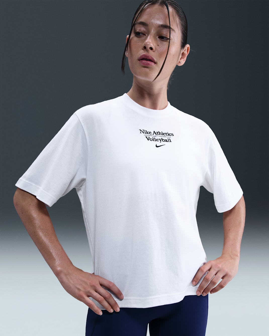 Nike Volleyball Women's Boxy T-Shirt - White