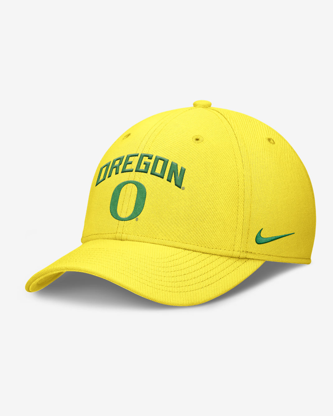 Oregon On-Field Rise Swoosh Men's Nike Dri-FIT College Hat - Yellow