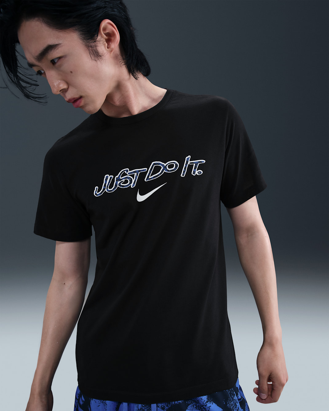 Nike Men's Dri-FIT Training T-Shirt - Black